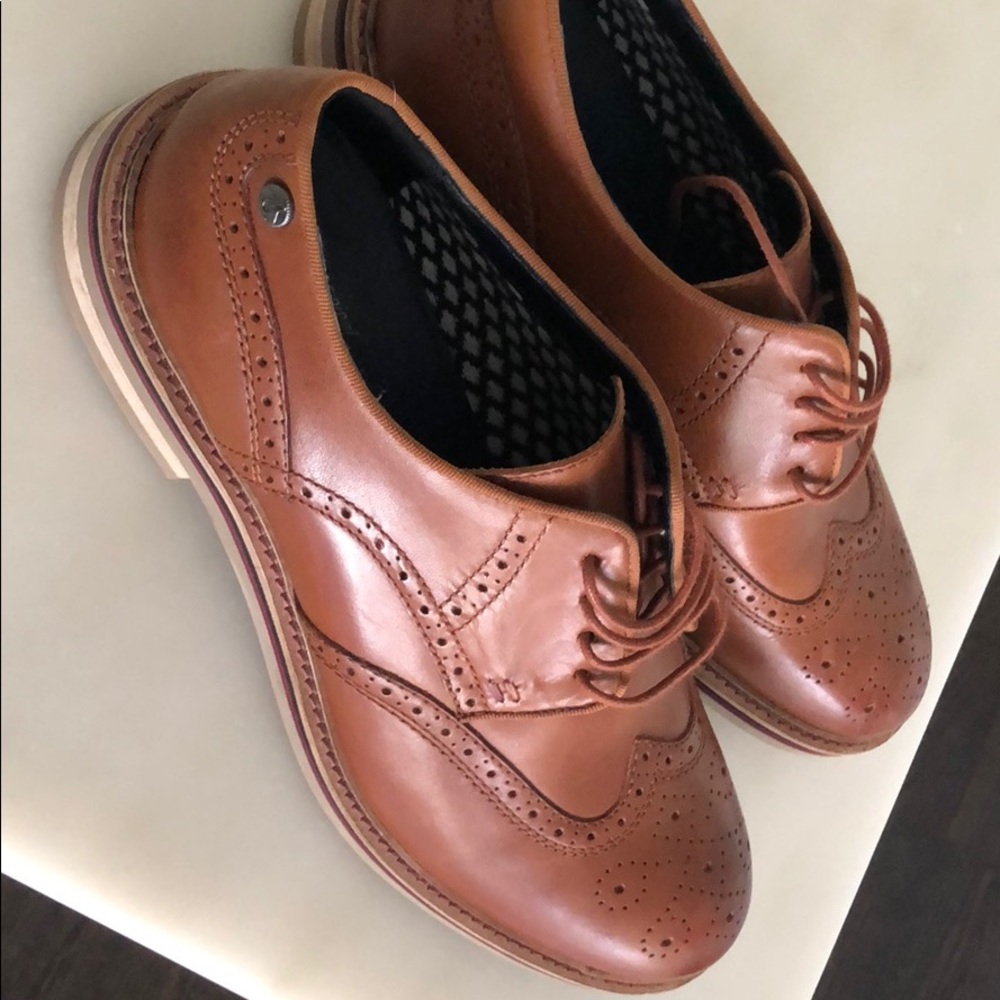 Penguin brown dress shoes.